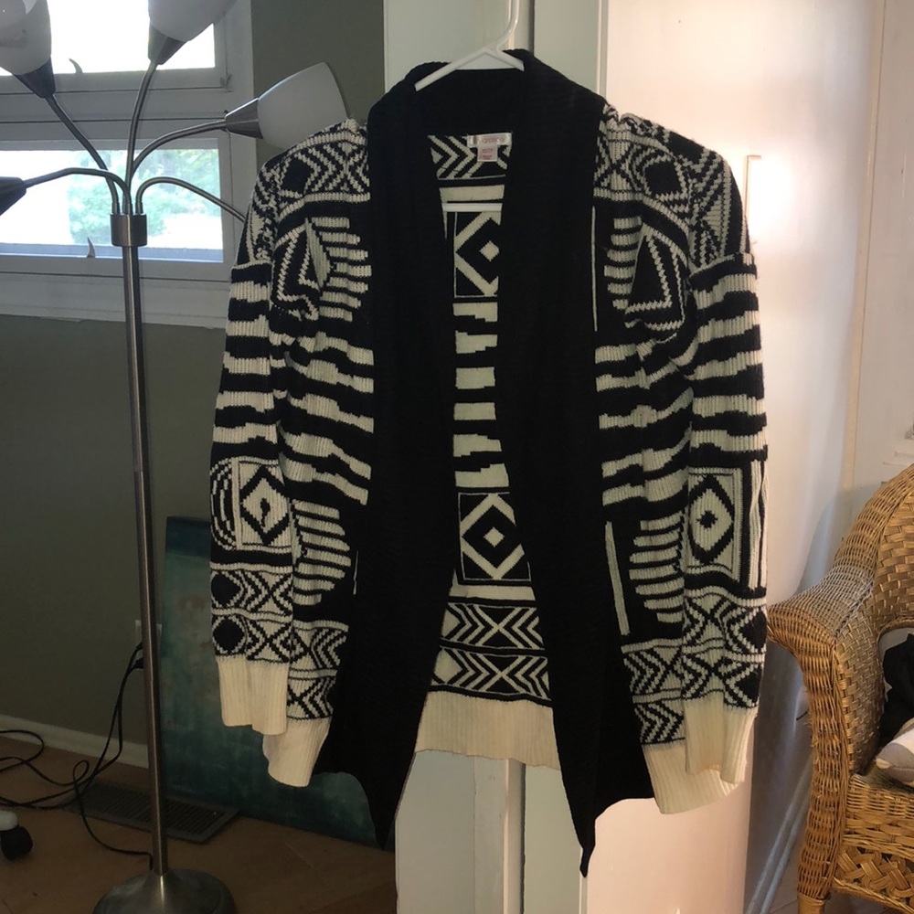 Long sleeve open front sweater size Xsmall